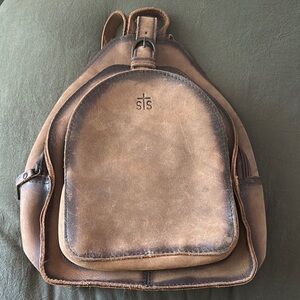 STS Ranchwear Teak Leather Backpack- Baroness